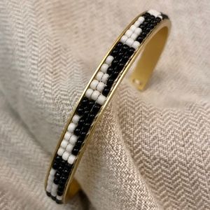 MADEWELL beaded cuff bracelet